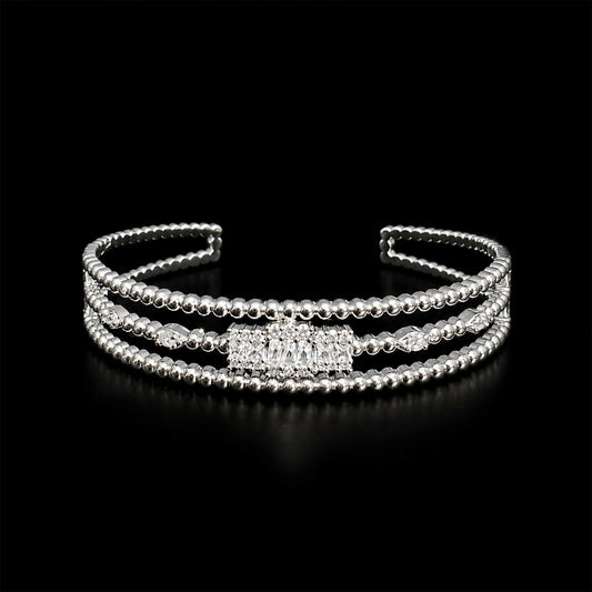  Studded stainless steel bracelet