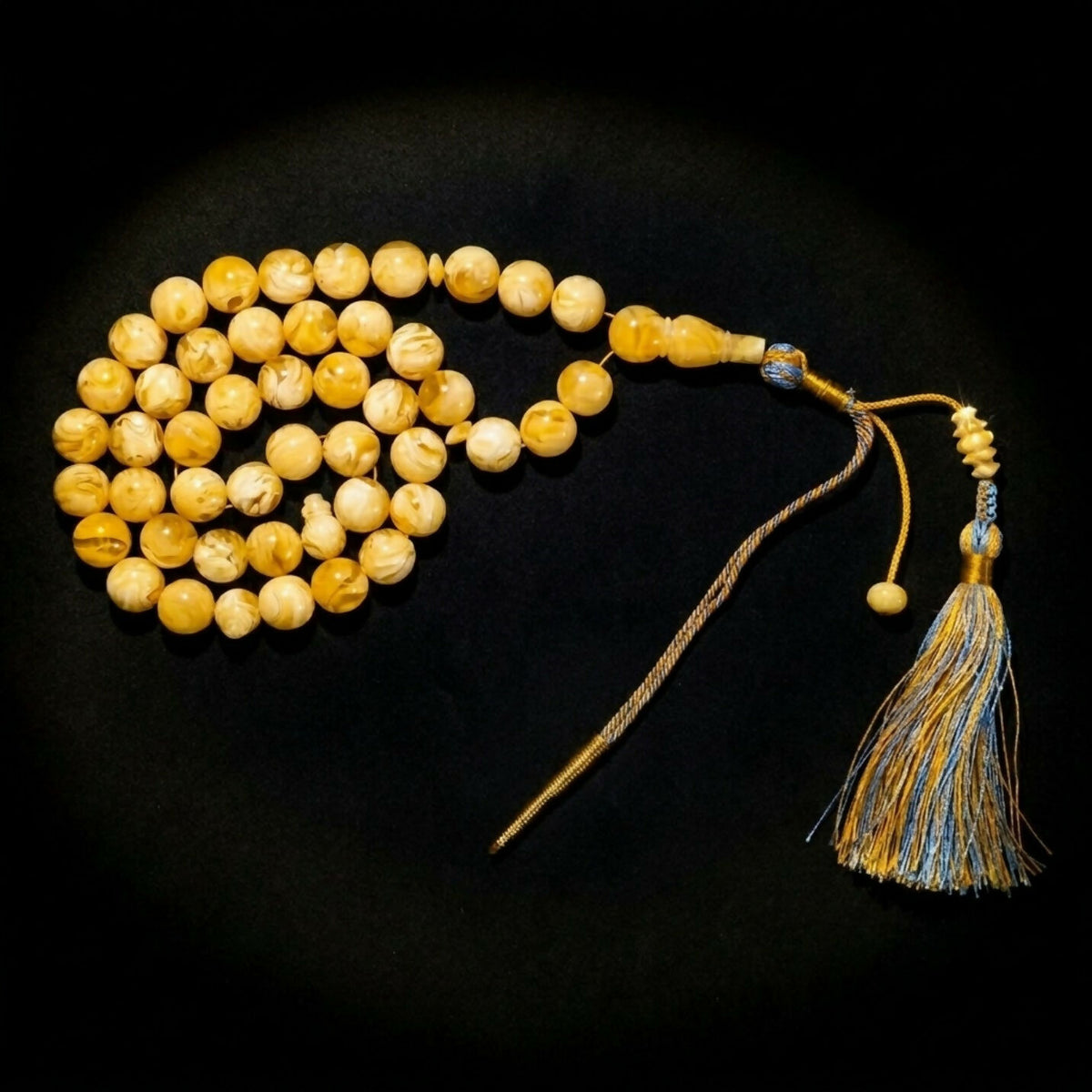 blue gold kmasbah Bead Count (47)
