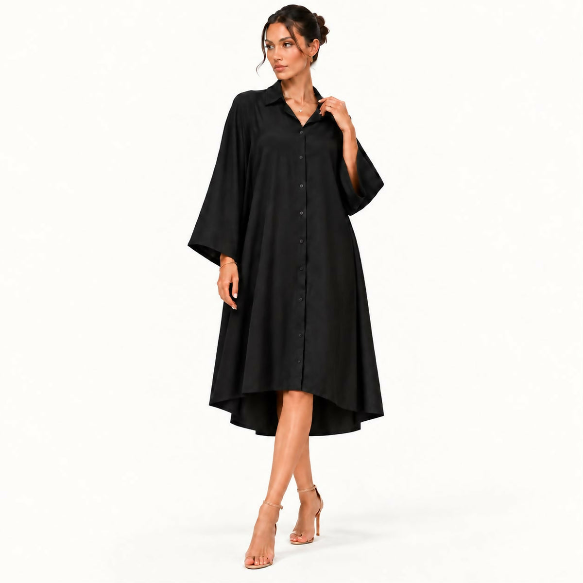 Black Shirt Dress