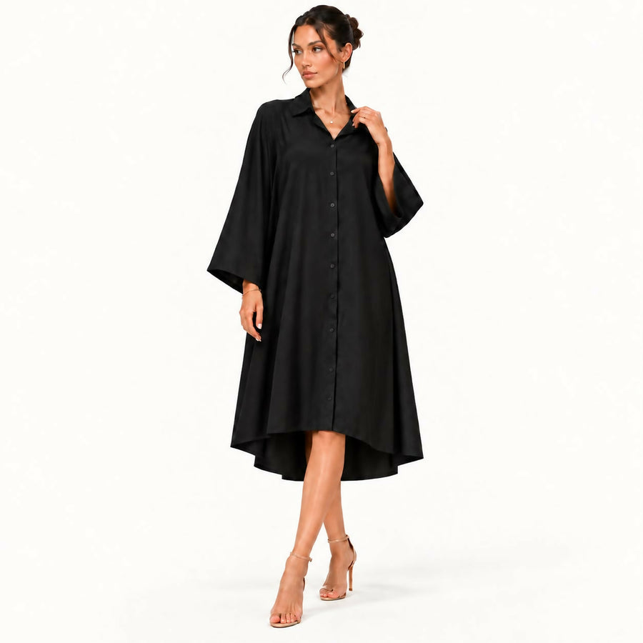 Black Shirt Dress