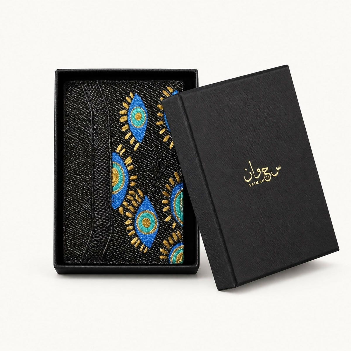 Hand-Painted Leather Wallet
