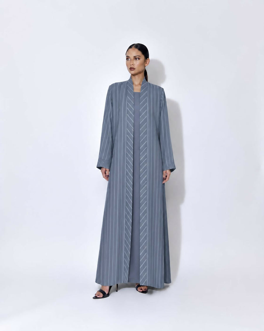 Shantoon Abaya crape Gray