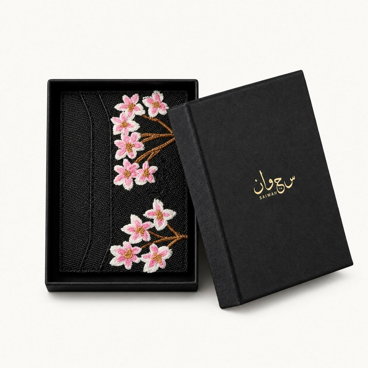 Hand-Painted Leather Wallet