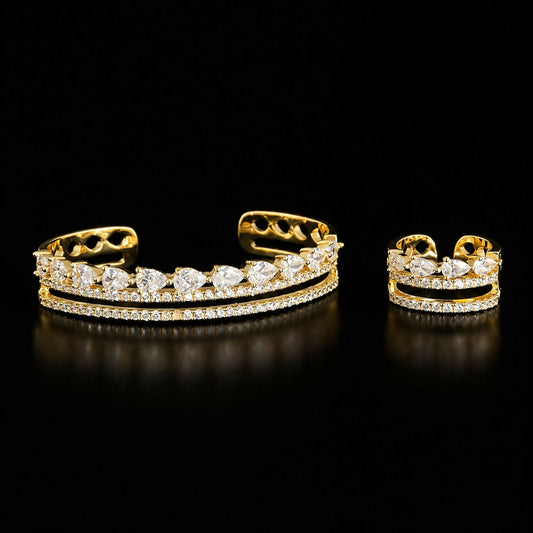 Intricately designed stainless steelbracelet