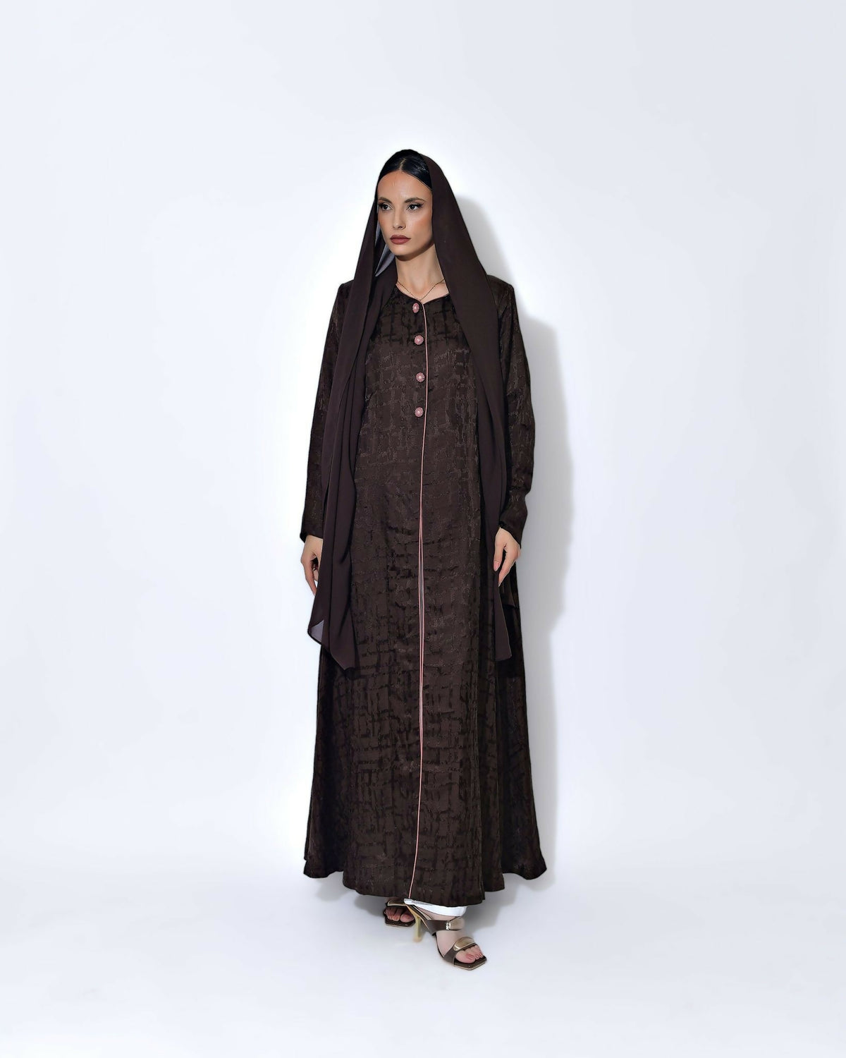 Shantoon Abaya Brown