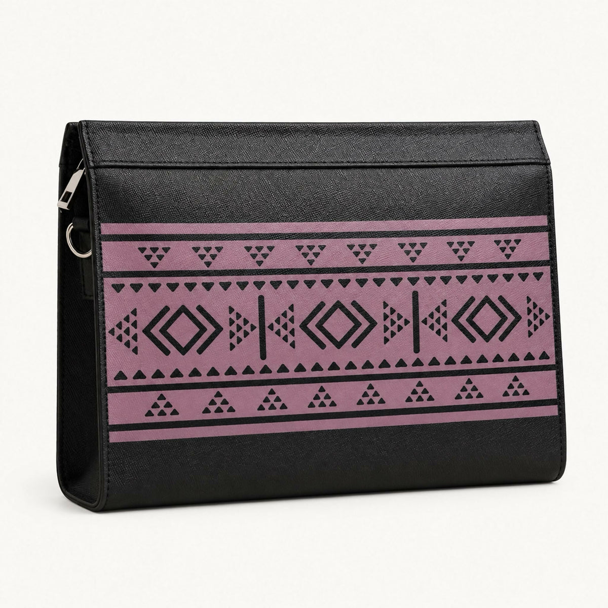 Machine-Printed Leather Bag