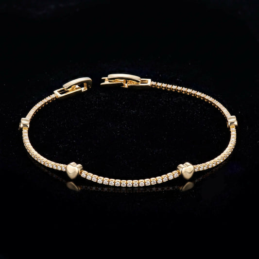 Delicate studded bracelet