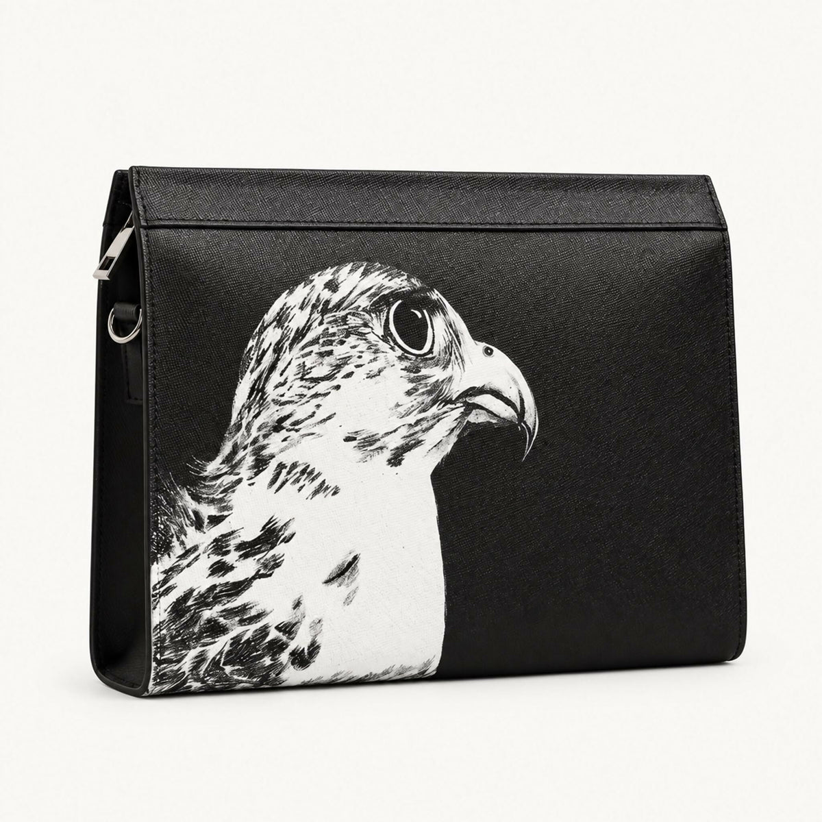 Hand-Painted Leather Wallet