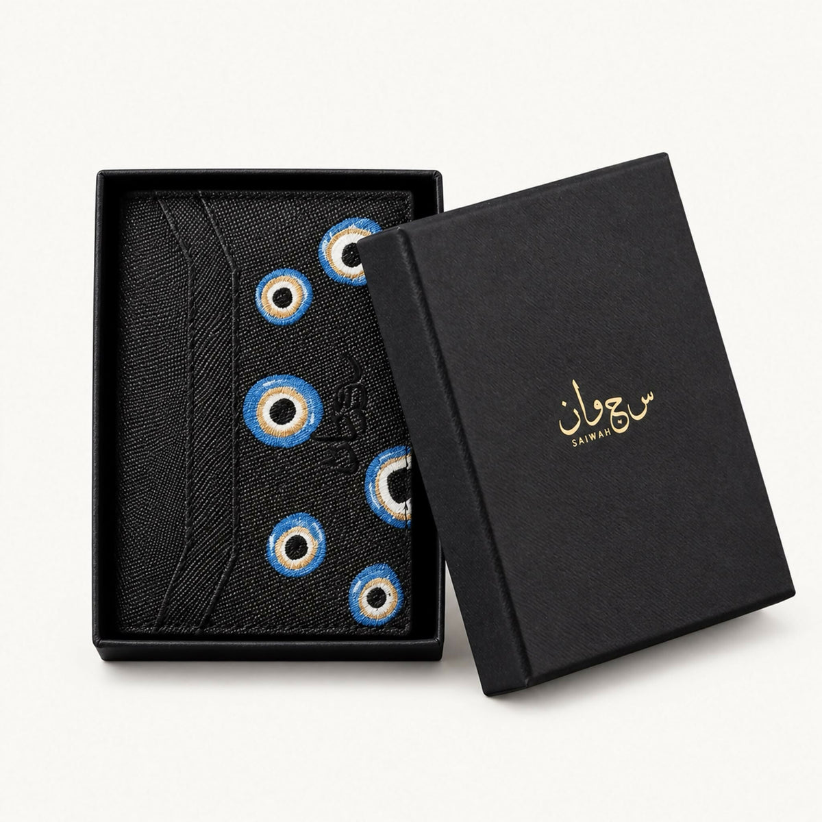 Hand-Painted Leather Wallet