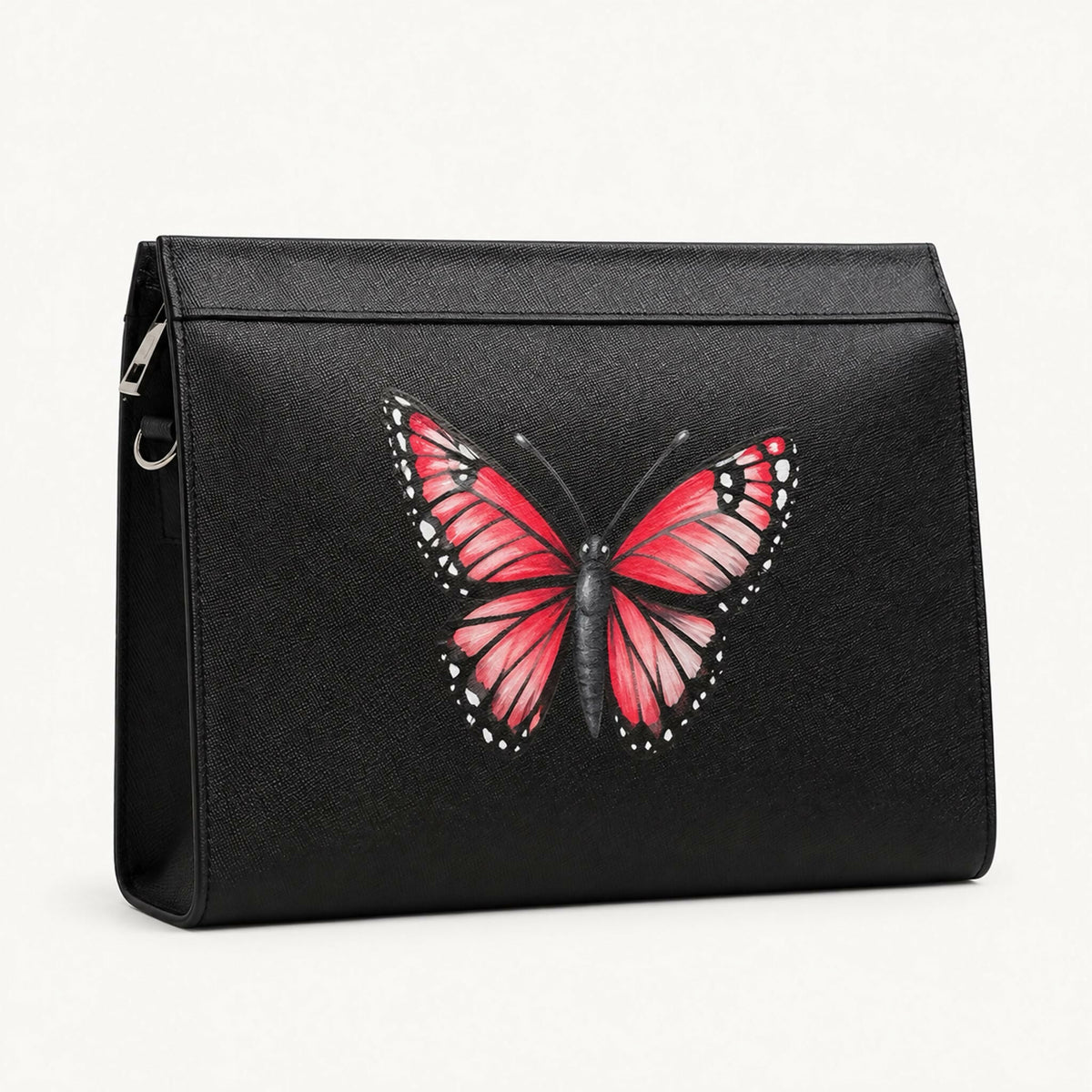 Hand-Painted Leather Bag