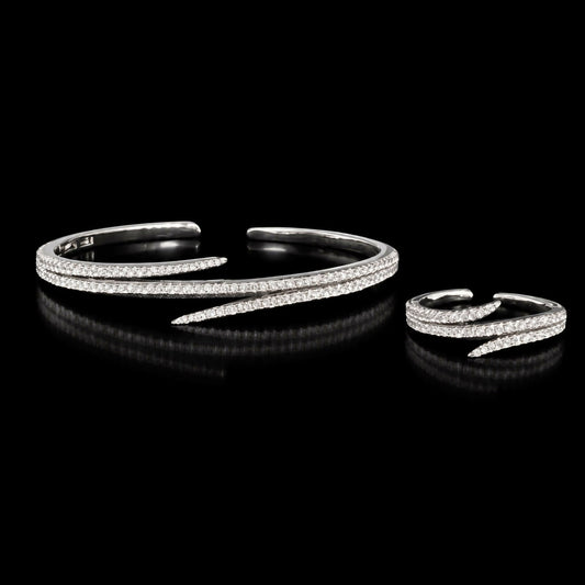 Intricately designed stainless steel bracelet