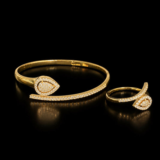 Intricately designed stainless steelbracelet