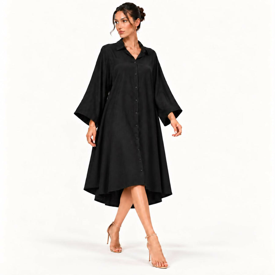 Black Shirt Dress