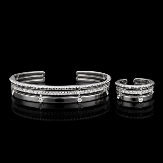 Intricately designed stainless steelbracelet