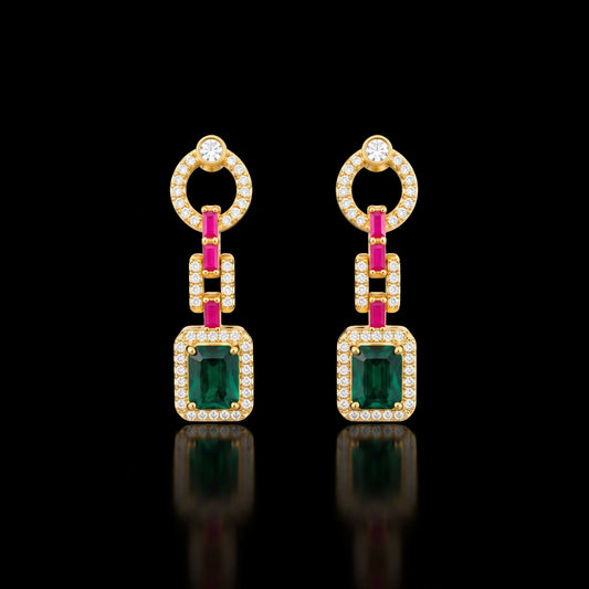 Colorful earrings