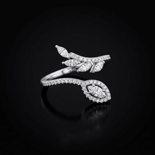 Intricately designed stainless steel ring