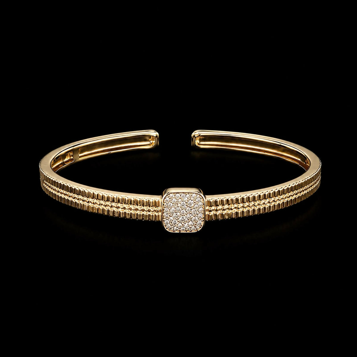  Studded stainless steel bracelet